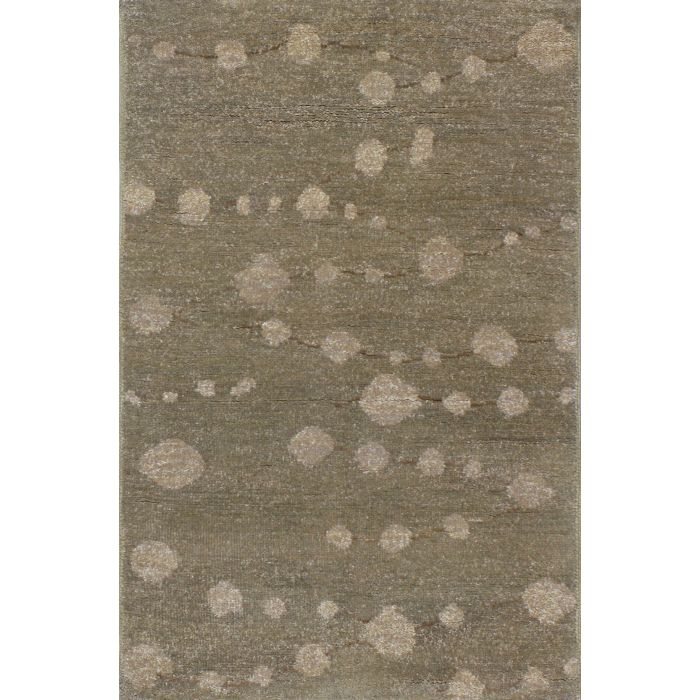 Rugsville  Opera Light Gray Green Wool & Silk 10114 2X3 Rug