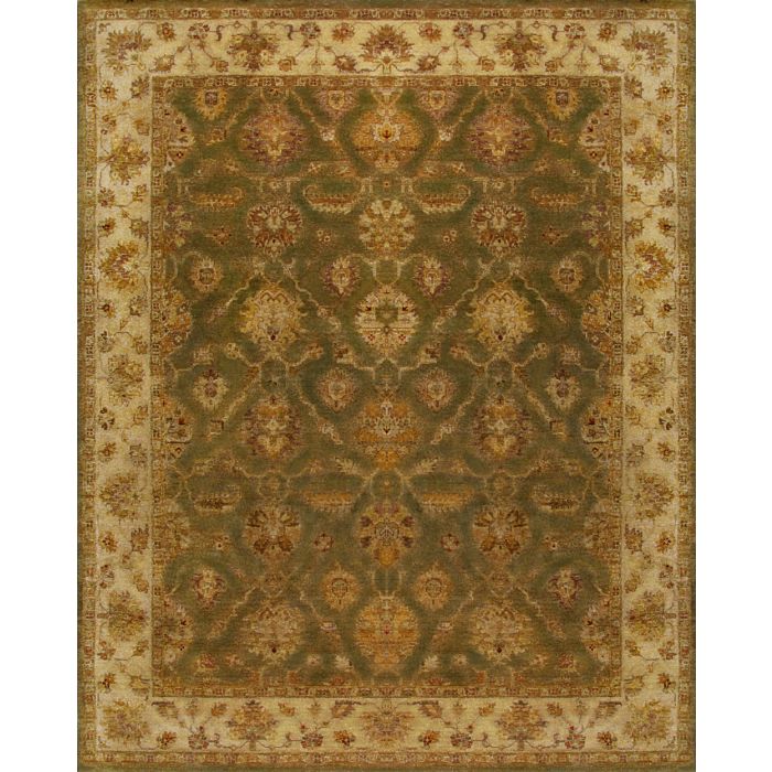 Rugsville Ziegler Traditional  Green Wool 10225 Rug