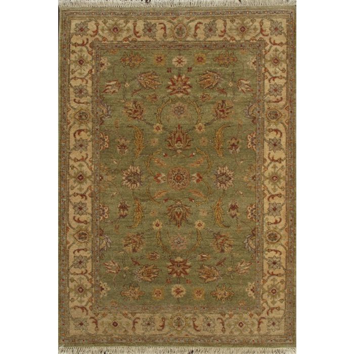 Rugsville Royal Mahal Vegetable Dyes Wool 10344 4x6 Rug