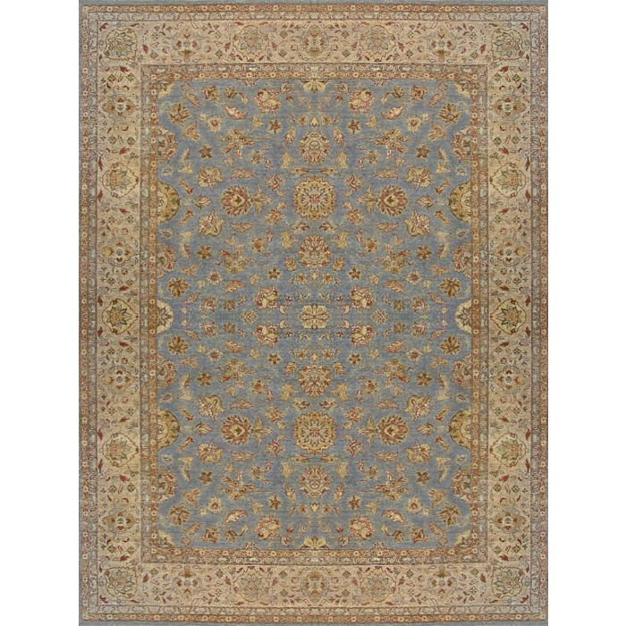 Rugsville Ziegler Traditional Blue Wool 10375 9x12 Rug