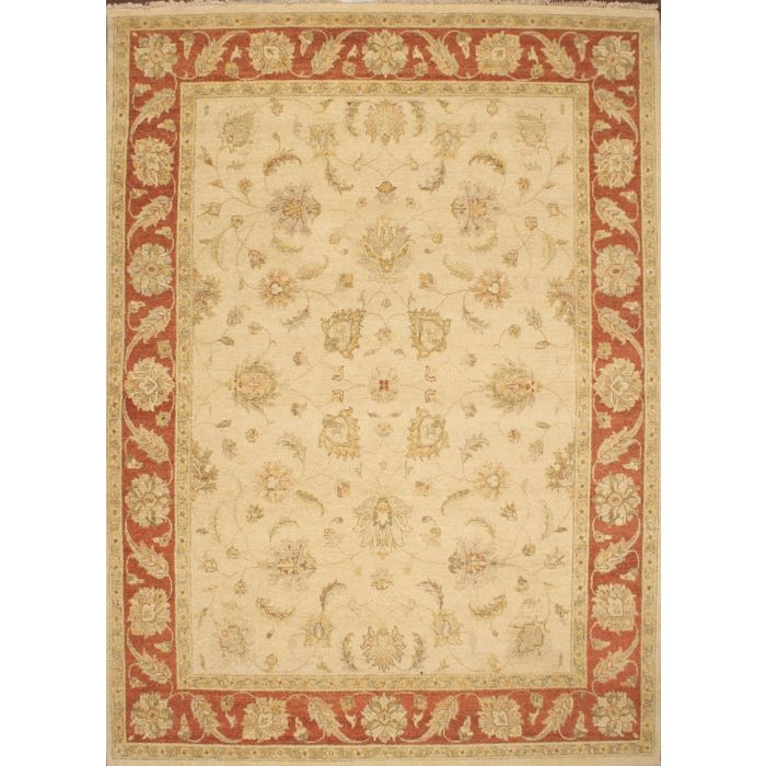 Rugsville Ziegler Beige Rust Wool Rug 10401 8x10 