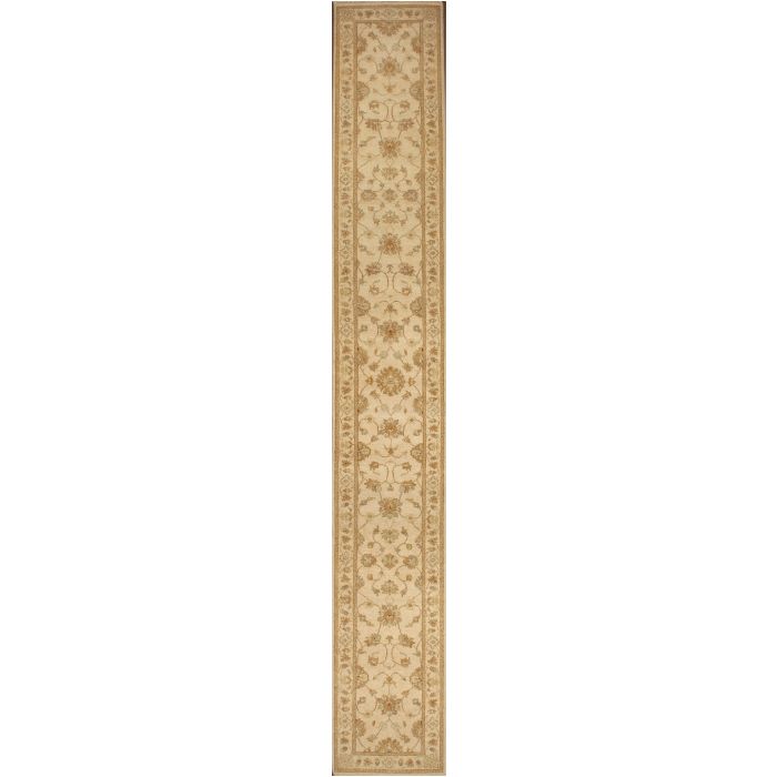 Rugsville Ziegler Beige Wool Rug 10413-2.6x18