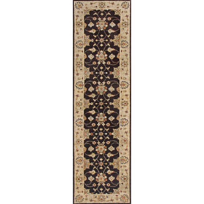 Rugsville Ziegler Wool Brown Hand Knotted 10778 Rug