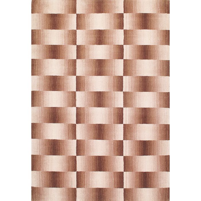 Rugsville Texture Brown Wool 12181 4x6 Rug 
