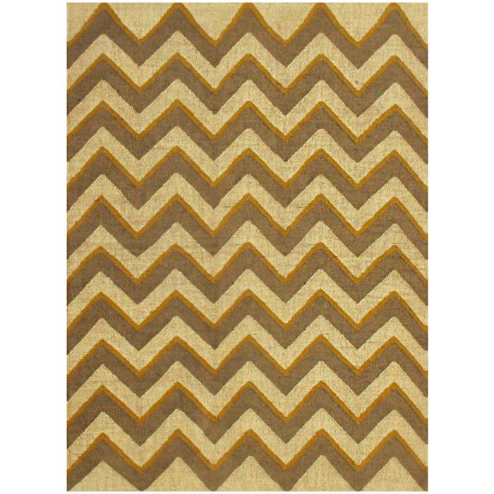Rugsville Dhurrie Modern Multi Wool Handmade 13684 4x6 Rug