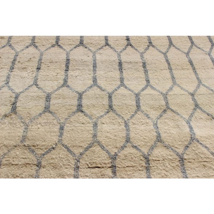 Rugsville Moroccan Beni Ourain Azrou Beige Rug 13786 9x12