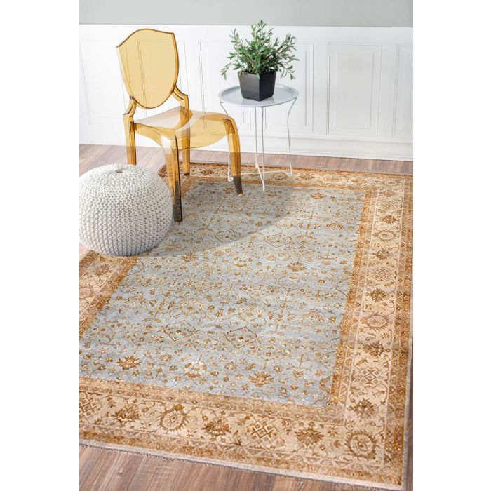 Rugsville Ziegler Traditional Gray Wool  Rug 10427 