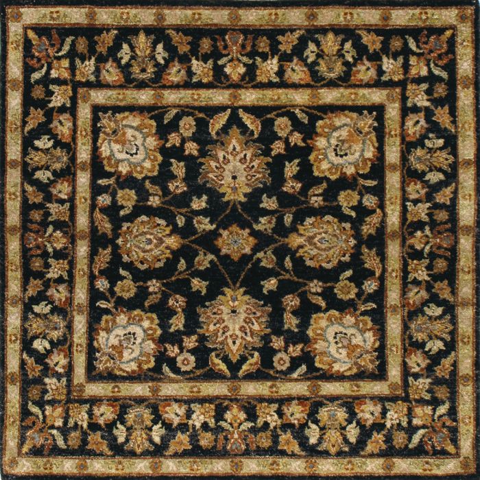 Rugsville Ziegler Black Square Wool Rug 10292 4'x4'