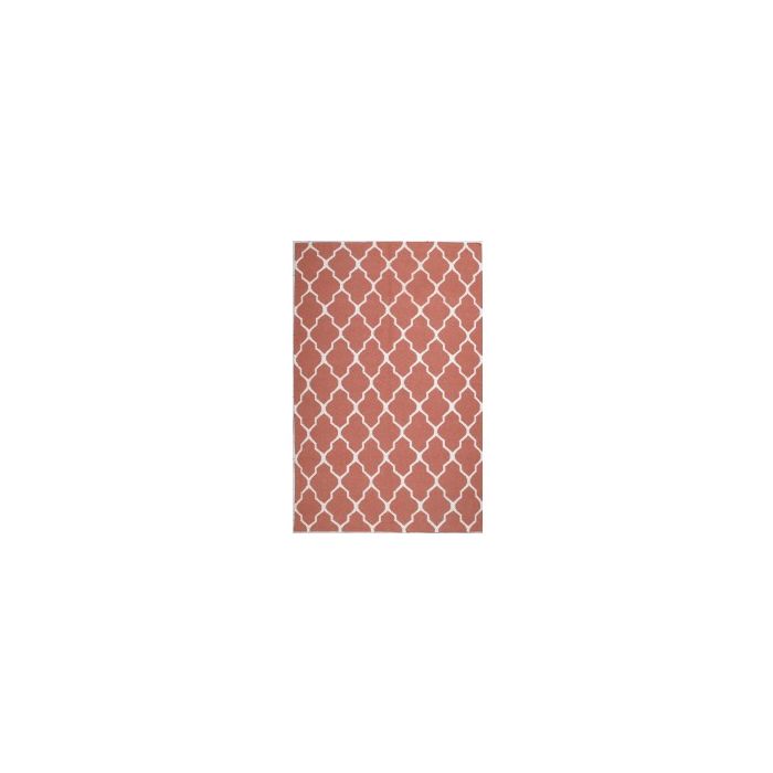 Tuscan Trellis Moroccan Modern Rust Handwoven Wool Carpet Tuscan Trellis Moroccan Modern Rust Handwoven Wool Carpet