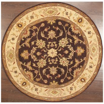 Rugsville Antique Persian Vegetable Dyes Wool Rug 10196 6'x6'