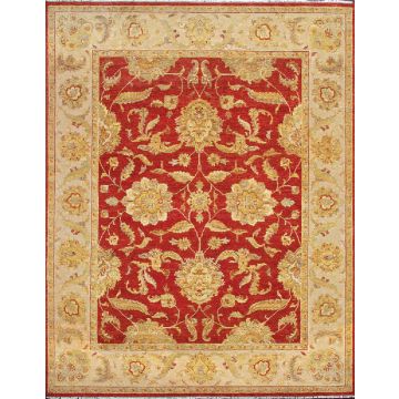 Rugsville Classic Floral Vegetable dyes Wool Carpet 10394