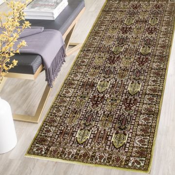 Rugsville Dilnaz Kashmir Silk Hand knotted Multi Carpet 2'6" x 8'