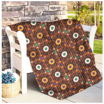 Rugsville Fine Cotton Suzani Brown Bedspread Kantha Quilt 60" X 90"