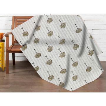Rugsville Hand Block Print White Queen Cotton Kantha Quilt 60" X 90"