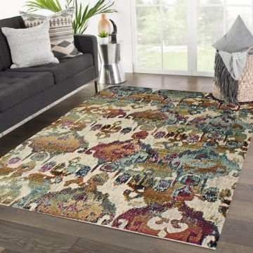 Rugsville Tatjana Multi Ikat Modern Carpet 5'4" x 7'5"