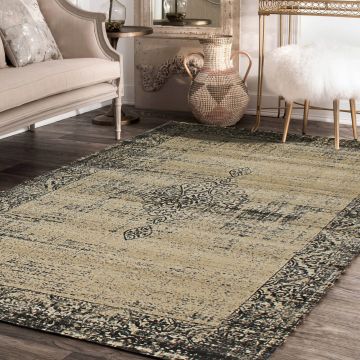 Rugsville Laird Ivory Oriental Persian Carpet 5' x 7'8"