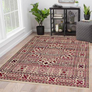 Rugsville Lillie Oriental Red Persian Carpet 5'4" x 7'7"