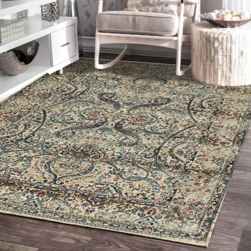 Rugsville Bridget Oriental Gray Persian Carpet 5'3" x 7'6"
