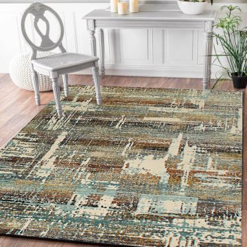 Rugsville Lana Abstract Multi Modern Carpet 5'3" x 7'7"