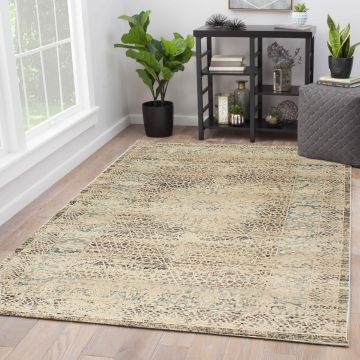 Rugsville Leighton Oriental Beige Persian Carpet 5'4" x 7'7"
