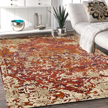 Rugsville Marilyn Red Designer Persian Carpet 5' x 7'8"