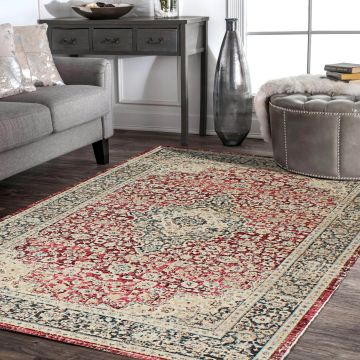 Rugsville Amani Oriental Red Persian Carpet 5'2" x 7'6"