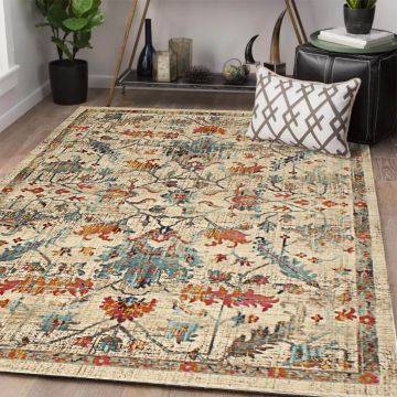 Rugsville Myah Floral Multi Persian Carpet 5'3" x 7'5"