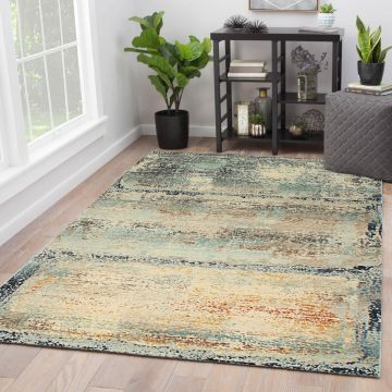 Rugsville Amara Abstract Multi Modern Carpet 5'3" x 7'6"