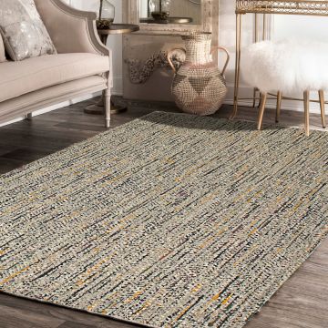Rugsville Faye Multi Graphic Vintage Carpet 5'3" x 7'8"