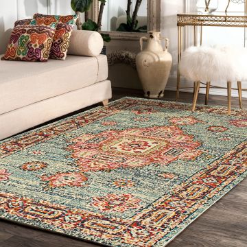Rugsville Deveraux Blue Oriental Persian Carpet 5'3" x 7'7"