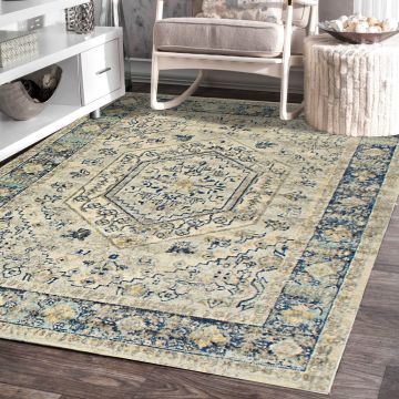 Rugsville Christelle Gray Oriental Persian Carpet 5'3" x 7'9"