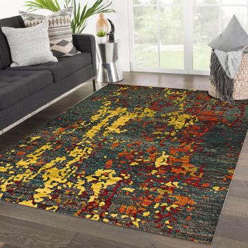 Rugsville Jenny Abstract Multi Modern Carpet 5'3" x 7'7"