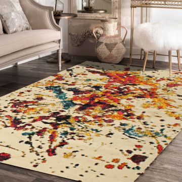 Rugsville Giada Abstract Multi Modern Carpet 5'3" x 7'2"