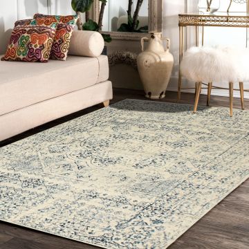 Rugsville Ingrid Oriental Ivory Persian Carpet 5'3" x 7'8"
