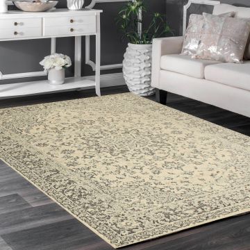 Rugsville Kailynn Oriental Ivory Persian Carpet 5'3" x 7'8"