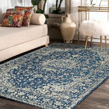 Rugsville Tinley Oriental Blue Persian Carpet 5'3" x 7'9"