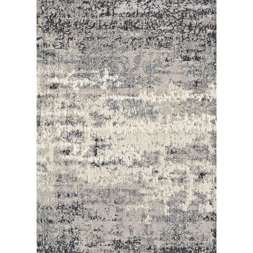 Rugsville Oliver Modern Abstract Tan & Ivory Wool & Silk Carpet 74236