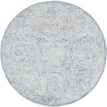  GRASSLOOP Silver Modern Handmade Wool Carpet 