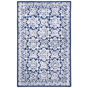  Tuscan Blue Persian Handmade Wool Carpet 