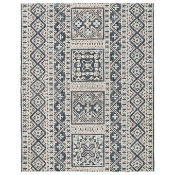  Tuscan Ivory Bohemian Handmade Wool Carpet 