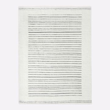 Banded Shag Wool Handmade Carpet 