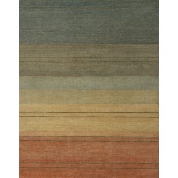 Fade Enfys Modern Sunset  Handmade Wool Carpet 