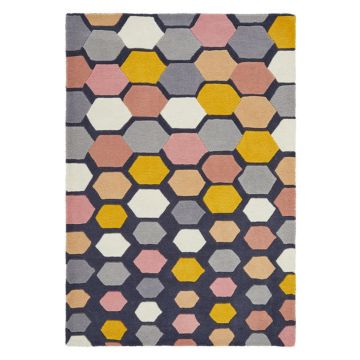 Jax Misel Modern Blue Handmade Wool Carpet 