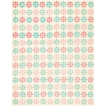 Rosalie Bella Floral Ivory Handmade Wool Carpet 