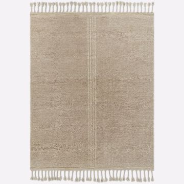 Center Stripe Multi Wool Handmade Carpet 