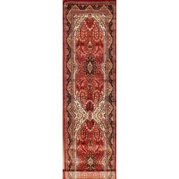 Rugsville Fariba Kashmir Silk Hand knotted Multi Carpet 2'6" x 15'