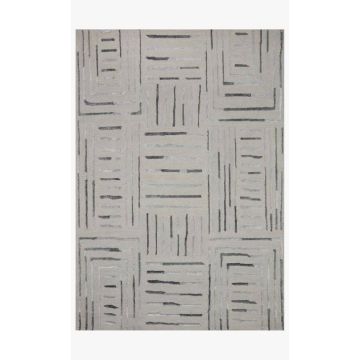 Wagon  Modern Geo Handmade Wool & Silk Carpet 