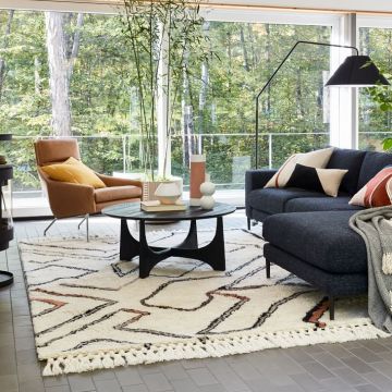 Wanderer Shag Copper Wool Handmade Carpet 