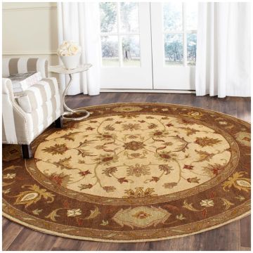 Rugsville Vegetable Dyes Floral Wool Carpet 8' x 8'