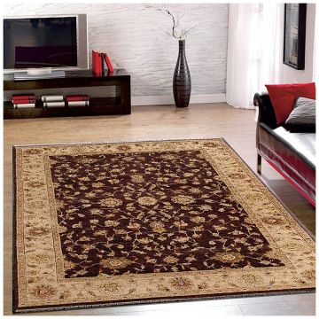 Rugsville Ziegler Brown Beige Wool Carpet 6' x 9'